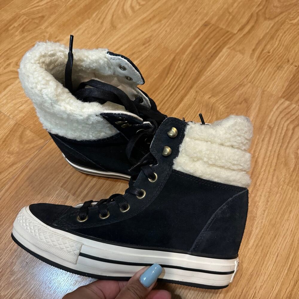 Converse Chuck Taylor Allstar Lux Hidden Platform Shoes